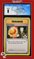 XY Black Star Promo Gym Badge XY205 Pokemon League CGC 8
