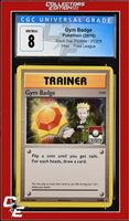 XY Black Star Promo Gym Badge XY205 Pokemon League CGC 8
