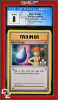 XY Black Star Promo Gym Badge XY204 Pokemon League CGC 8
