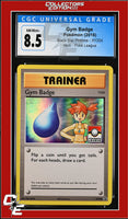 XY Black Star Promo Gym Badge XY204 Pokemon League CGC 8.5
