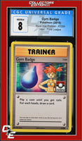 XY Black Star Promo Gym Badge XY204 Pokemon League CGC 8
