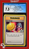 XY Black Star Promo Gym Badge XY208 Pokemon League CGC 7.5
