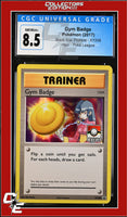 XY Black Star Promo Gym Badge XY208 Pokemon League CGC 8.5
