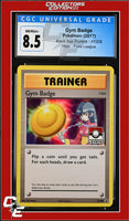 XY Black Star Promo Gym Badge XY208 Pokemon League CGC 8.5

