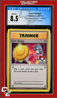 XY Black Star Promo Gym Badge XY208 Pokemon League CGC 8.5
