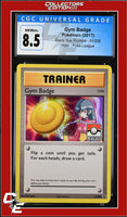 XY Black Star Promo Gym Badge XY208 Pokemon League CGC 8.5

