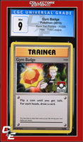 XY Black Star Promo Gym Badge XY205 Pokemon League CGC 9
