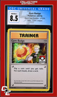 XY Black Star Promo Gym Badge XY205 Pokemon League CGC 8.5
