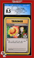 XY Black Star Promo Gym Badge XY205 Pokemon League CGC 8.5
