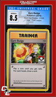XY Black Star Promo Gym Badge XY205 Pokemon League CGC 8.5
