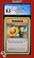 XY Black Star Promo Gym Badge XY205 Pokemon League CGC 8.5
