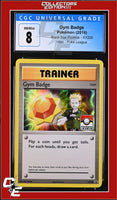 XY Black Star Promo Gym Badge XY205 Pokemon League CGC 8
