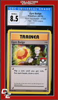 XY Black Star Promo Gym Badge XY205 Pokemon League CGC 8.5
