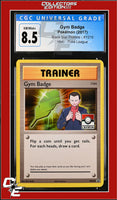 XY Black Star Promo Gym Badge XY210 Pokemon League CGC 8.5
