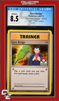 XY Black Star Promo Gym Badge XY210 Pokemon League CGC 8.5
