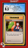 XY Black Star Promo Gym Badge XY210 Pokemon League CGC 8.5
