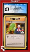 XY Black Star Promo Gym Badge XY210 Pokemon League CGC 8.5
