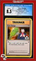 XY Black Star Promo Gym Badge XY210 Pokemon League CGC 8.5
