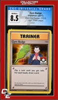 XY Black Star Promo Gym Badge XY210 Pokemon League CGC 8.5
