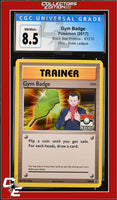 XY Black Star Promo Gym Badge XY210 Pokemon League CGC 8.5
