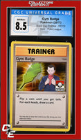 XY Black Star Promo Gym Badge XY210 Pokemon League CGC 8.5
