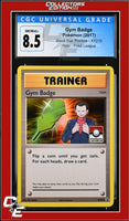 XY Black Star Promo Gym Badge XY210 Pokemon League CGC 8.5
