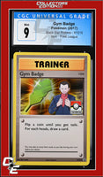 XY Black Star Promo Gym Badge XY210 Pokemon League CGC 9

