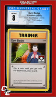 XY Black Star Promo Gym Badge XY210 Pokemon League CGC 8

