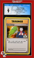 XY Black Star Promo Gym Badge XY210 Pokemon League CGC 9
