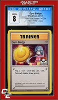 XY Black Star Promo Gym Badge XY208 Pokemon League CGC 8
