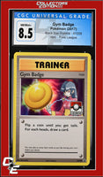XY Black Star Promo Gym Badge XY208 Pokemon League CGC 8.5
