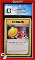XY Black Star Promo Gym Badge XY208 Pokemon League CGC 8.5
