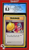 XY Black Star Promo Gym Badge XY208 Pokemon League CGC 8.5
