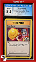 XY Black Star Promo Gym Badge XY208 Pokemon League CGC 8.5
