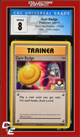XY Black Star Promo Gym Badge XY208 Pokemon League CGC 8
