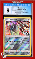 Celestial Storm Celesteela 100/168 Reverse Holo Pokemon League CGC 9
