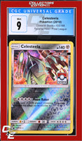 Celestial Storm Celesteela 100/168 Reverse Holo Pokemon League CGC 9
