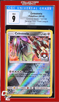 Celestial Storm Celesteela 100/168 Reverse Holo Pokemon League CGC 9
