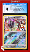 Celestial Storm Celesteela 100/168 Reverse Holo Pokemon League CGC 9
