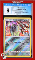 Celestial Storm Celesteela 100/168 Reverse Holo Pokemon League CGC 9
