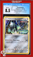 SM Black Star Promo Celesteela SM131 Celestial Storm Prerelease CGC 8.5
