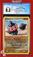 Great Encounters Claydol 15/106 Crosshatch Holo Pokemon League CGC 8.5
