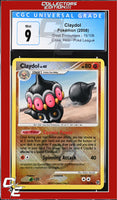 Great Encounters Claydol 15/106 Crosshatch Holo Pokemon League CGC 9
