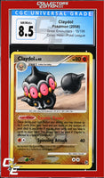 Great Encounters Claydol 15/106 Crosshatch Holo Pokemon League CGC 8.5
