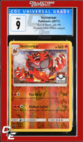Sun & Moon Incineroar 26/149 Pokemon League Reverse Holo CGC 9
