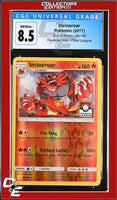 Sun & Moon Incineroar 26/149 Pokemon League Reverse Holo CGC 8.5
