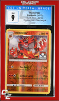 Sun & Moon Incineroar 26/149 Pokemon League Reverse Holo CGC 9
