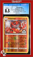 Sun & Moon Incineroar 26/149 Pokemon League Reverse Holo CGC 8.5
