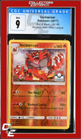 Sun & Moon Incineroar 26/149 Pokemon League Reverse Holo CGC 9
