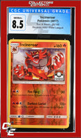 Sun & Moon Incineroar 26/149 Pokemon League Reverse Holo CGC 8.5
